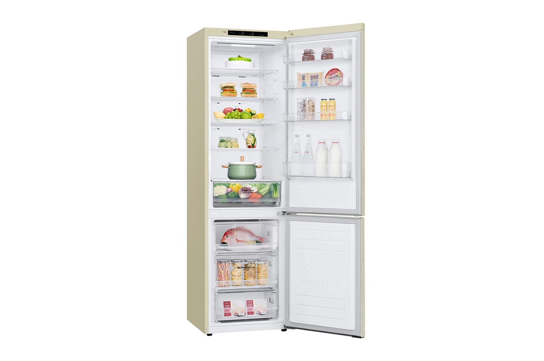 LG 384 л, Холодильник LG DoorCooling + с нижней морозильной камерой ...