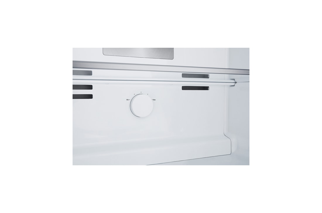 LG Объем 395 л | Холодильник LG с верхней морозильной камерой | Серый | DoorCooling+™ | HygieneFresh+™ | Smart Inverter Compressor, открытая верхняя морозильная камера с двигающимся закрепленным генератором льда и хранящимися внутри продуктами, GN-B392SMBB, thumbnail 8