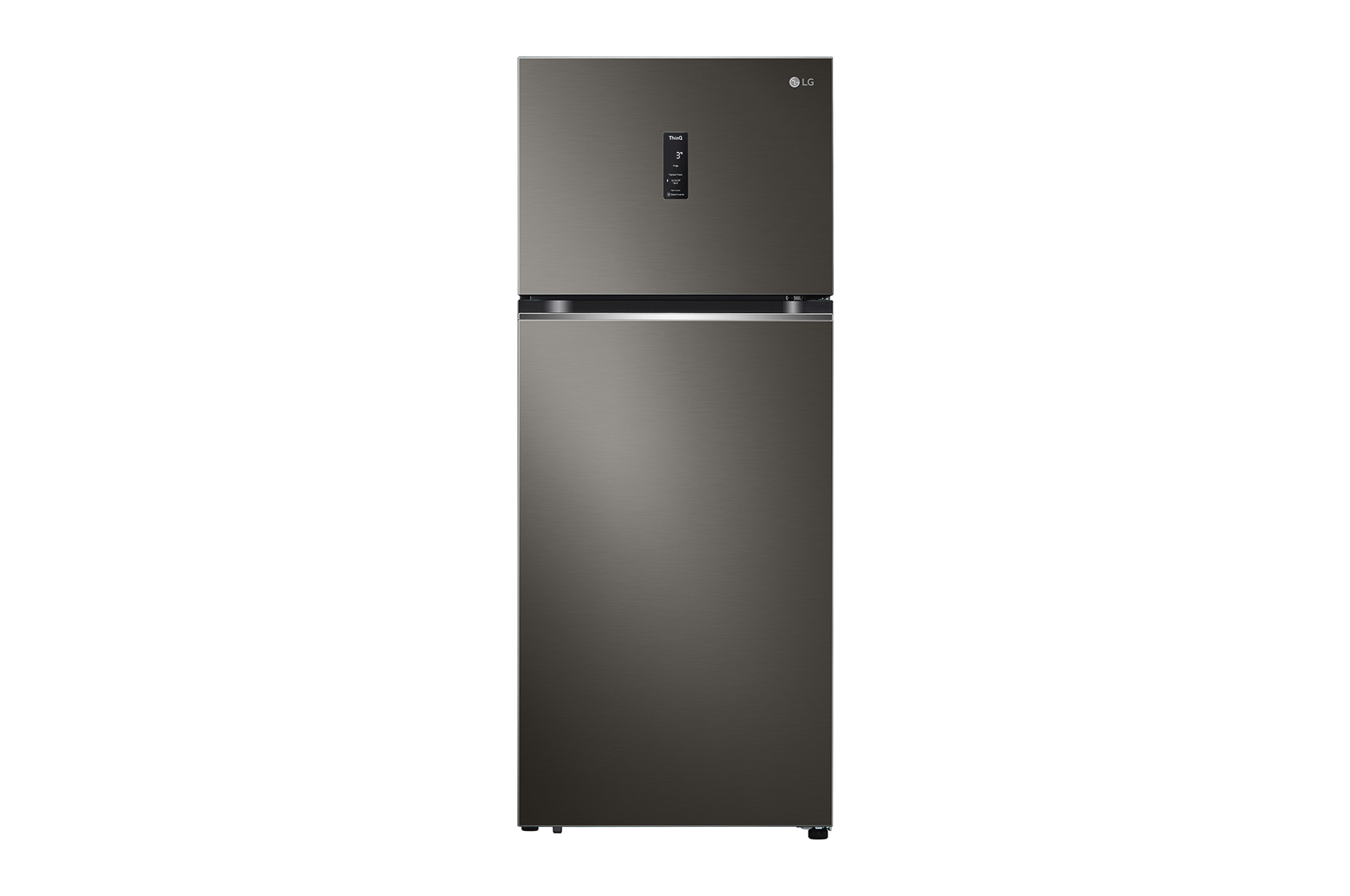 LG Объем 395 л | Холодильник LG с верхней морозильной камерой | Черный ...