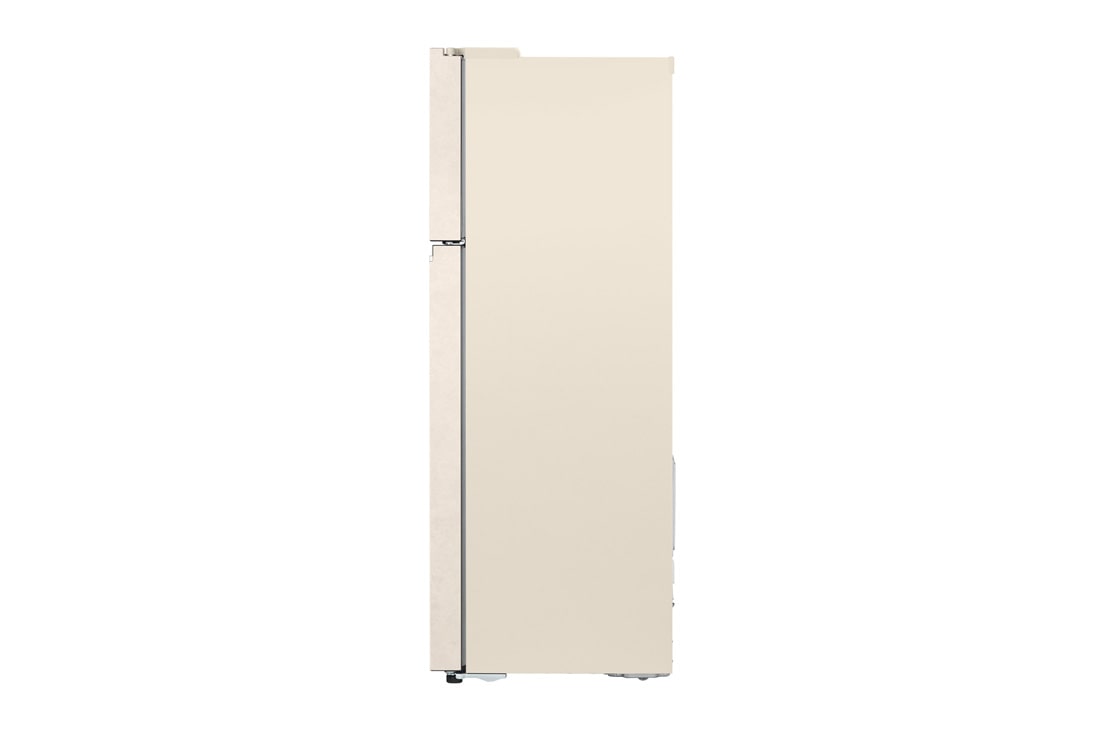 LG Объем 395 л | Холодильник LG с верхней морозильной камерой | Бежевый | DoorCooling+™ | HygieneFresh+™ | Smart Inverter Compressor, side view, GN-B392SEBB, thumbnail 14
