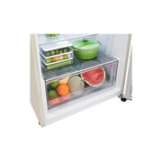 LG Объем 395 л | Холодильник LG с верхней морозильной камерой | Бежевый | DoorCooling+™ | HygieneFresh+™ | Smart Inverter Compressor, увеличенное изображение выдвижного лотка, GN-B392SEBB, thumbnail 9