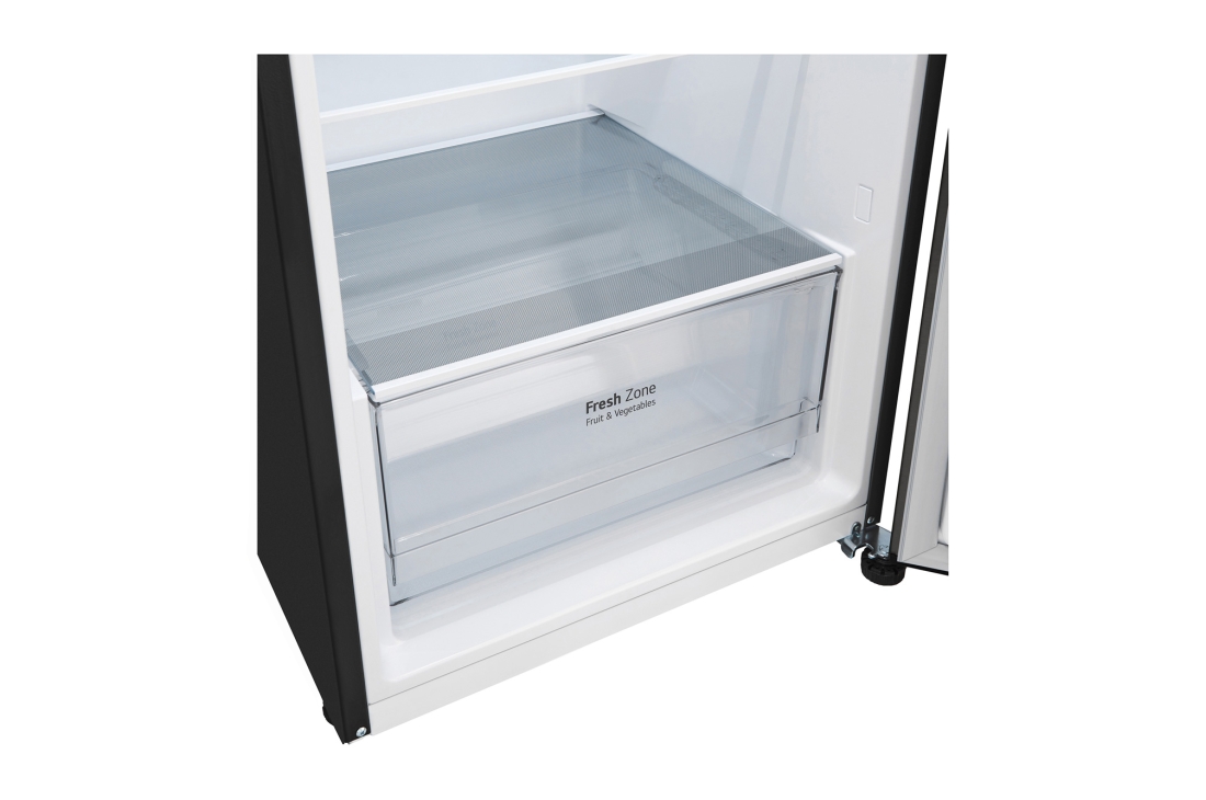 LG Объем 335 л | Холодильник LG с верхней морозильной камерой | Черный | DoorCooling+™ | HygieneFresh+™ | Smart Inverter Compressor, открытая нижняя морозильная камера, GN-B332SBGB, thumbnail 7
