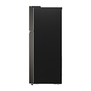LG Объем 335 л | Холодильник LG с верхней морозильной камерой | Черный | DoorCooling+™ | HygieneFresh+™ | Smart Inverter Compressor, вид сверху в перспективе с открытой дверцей и хранящимися внутри продуктами, GN-B332SBGB, thumbnail 11