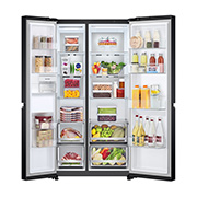 LG Холодильник LG GC-B257SBZV | 647л | Side by Side | Чёрный, GC-B257SBZV, thumbnail 2