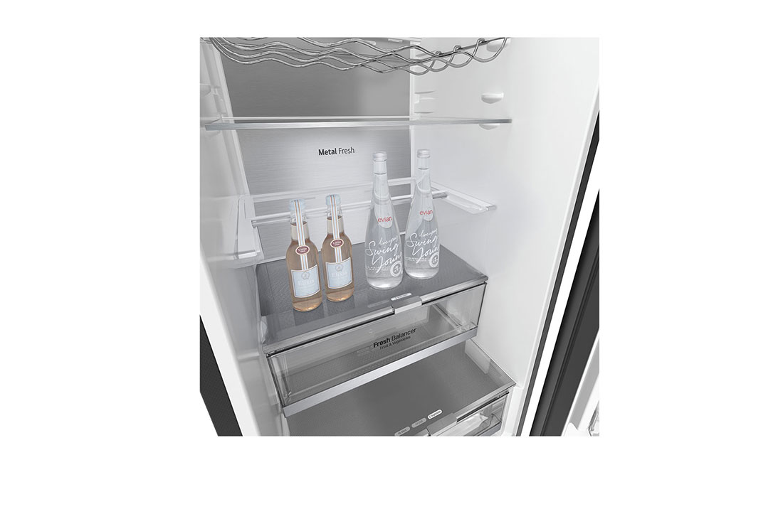 LG 387 Л, холодильник Objet, Изысканный дизайн, GC-B509QK9M, thumbnail 14