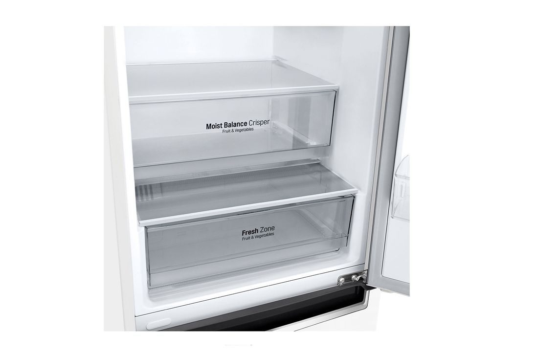 LG 384л, Холодильник с нижней морозильной камерой, DoorCooling+™, ящик, GC-B509MQWM, thumbnail 11