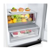 LG 384л, Холодильник с нижней морозильной камерой, DoorCooling+™, ящик, GC-B509MQWM, thumbnail 6