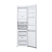LG 384л, Холодильник с нижней морозильной камерой, DoorCooling+™, слева с открытыми дверями, GC-B509MQWM, thumbnail 8
