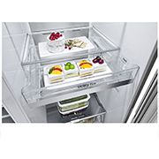 LG 647 Л, холодильник Insta-View с двумя дверцами, Изысканный дизайн, GC-Q257CBFV, GC-Q257CBFV, thumbnail 11