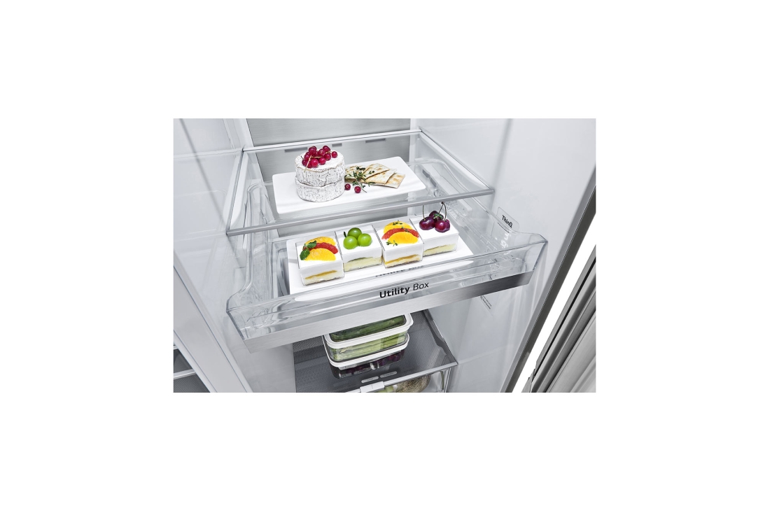 LG 617л, Холодильник LG Side-by-Side , вид ящика, GC-X257CAEV, thumbnail 7