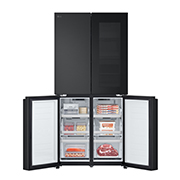 LG Холодильник LG GC-V22FFBMB | Многодверный | Объем 458л | | InstaView™ | Складная полка | Metal Fresh™ | Гигиенический фильтр HyieneFresh+, GC-V22FFBMB, thumbnail 7