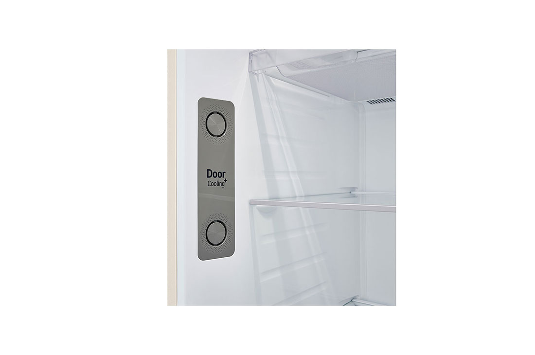 LG 461 л | Холодильник LG с верхней морозильной камерой | Бежевый | DoorCooling+™ | HygieneFresh+™ | Smart Inverter Compressor, sensor view, GN-B452SEBK, thumbnail 10