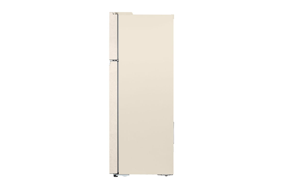 LG 461 л | Холодильник LG с верхней морозильной камерой | Бежевый | DoorCooling+™ | HygieneFresh+™ | Smart Inverter Compressor, Side view, GN-B452SEBK, thumbnail 16
