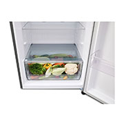 LG 461 л | Холодильник LG с верхней морозильной камерой | Серый | DoorCooling+™ | HygieneFresh+™ | Smart Inverter Compressor, bottom view, GN-B452SMBK, thumbnail 9