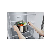 LG 344Л, Холодильник с нижней морозильной камерой, Instaview, GC-B459FNPW, thumbnail 8