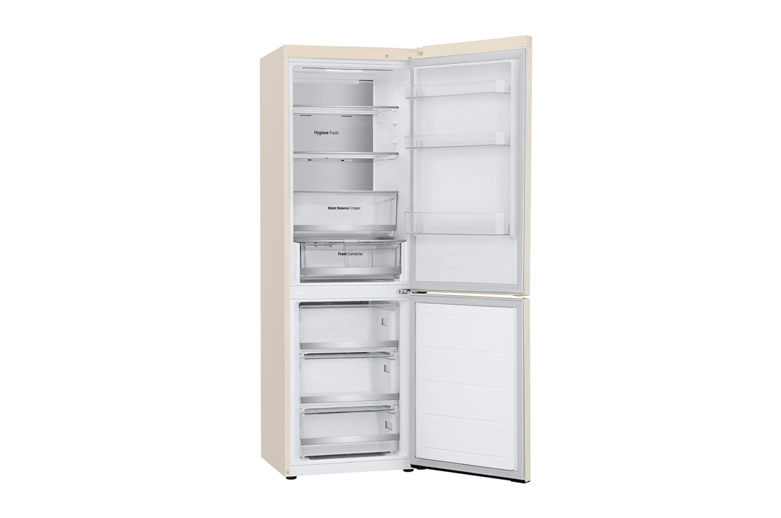 LG 344Л, Холодильник с нижней морозильной камерой, вид справа, GC-B459FEPW, thumbnail 13