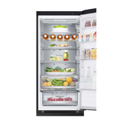 LG 387Л, Холодильник с нижней морозильной камерой | LG Узбекистан, открытый вид спереди, GC-B509FTZW, thumbnail 12