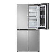 LG Холодильник LG GC-V22FFMMB | Многодверный | Объем 458л | InstaView™ | Складная полка | Metal Fresh™ | Гигиенический фильтр HygieneFresh+, one door open without food, GC-V22FFMMB, thumbnail 3