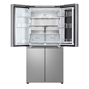 LG Холодильник LG GC-V22FFMMB | Многодверный | Объем 458л | InstaView™ | Складная полка | Metal Fresh™ | Гигиенический фильтр HygieneFresh+, top view without food, GC-V22FFMMB, thumbnail 5