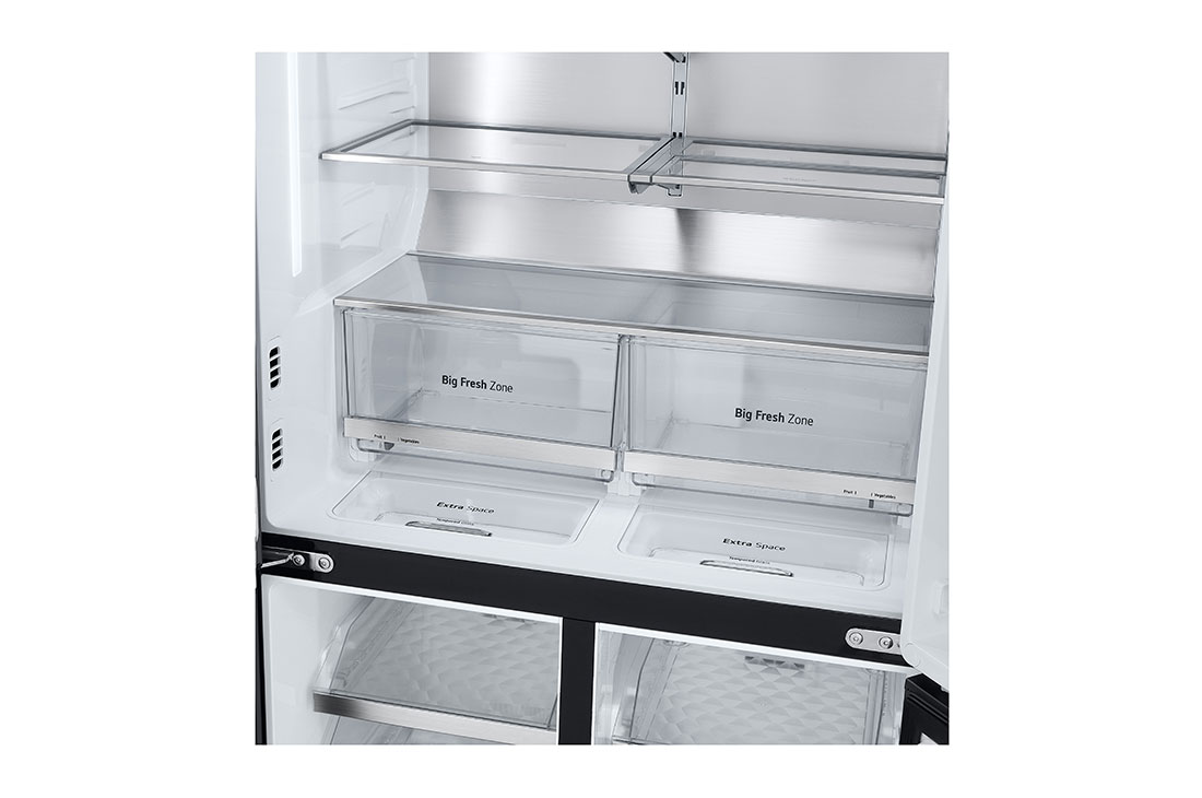 LG Холодильник LG GC-V24FFCHB | Многодверный | Объем 605л | InstaView™ | Складная полка | Metal Fresh™ | Гигиенический фильтр HyieneFresh+, Ящики, GC-V24FFCHB, thumbnail 8