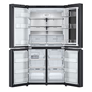 LG Холодильник LG GC-V24FFCHB | Многодверный | Объем 605л | InstaView™ | Складная полка | Metal Fresh™ | Гигиенический фильтр HyieneFresh+, Открытый ракурс (продукты внутри), GC-V24FFCHB, thumbnail 3