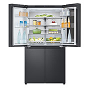 LG Холодильник LG GC-V24FFCHB | Многодверный | Объем 605л | InstaView™ | Складная полка | Metal Fresh™ | Гигиенический фильтр HyieneFresh+, Открытый ракурс (продукты внутри), GC-V24FFCHB, thumbnail 5