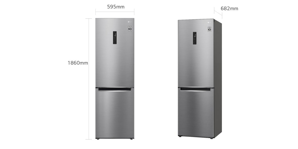 Холодильник lg размеры