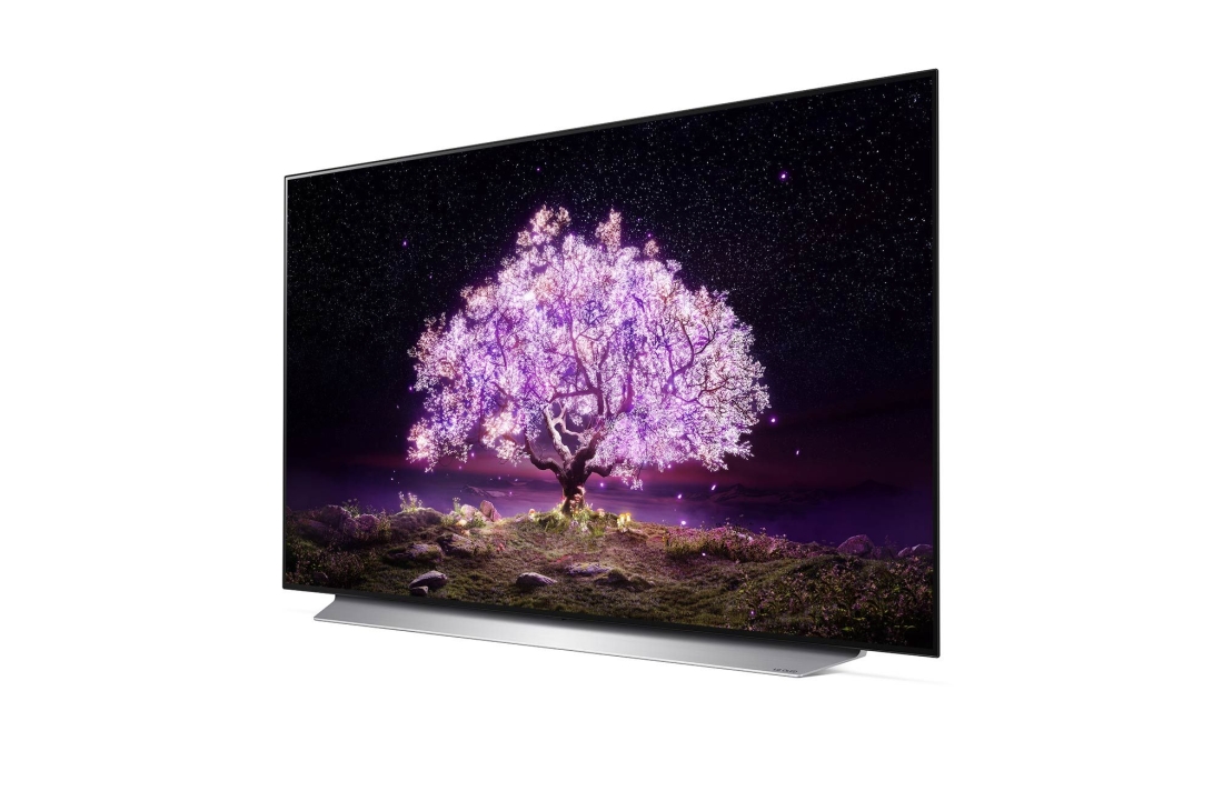LG Smart OLED-телевизор C1, 55 дюймов, 4K, top view, OLED55C1RLA, thumbnail 3
