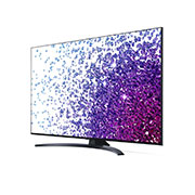 LG 65NANO766PA, вид под углом 30 градусов с изображением на экране, 65NANO766PA, thumbnail 3