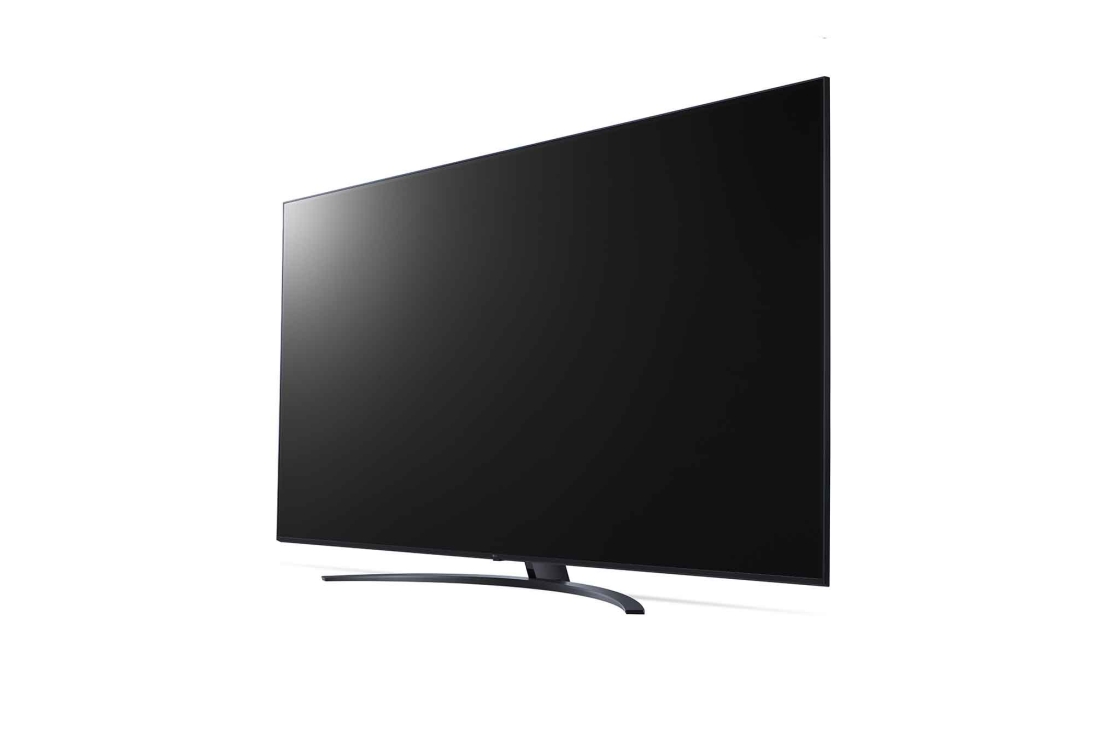 LG UP81 86'' 4K Smart UHD телевизор, 86UP81006LA 30 degree side view, 86UP81006LA, thumbnail 3
