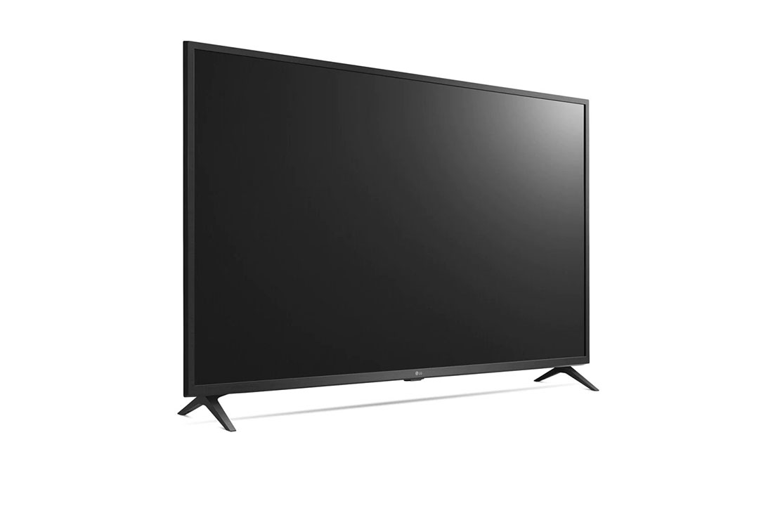 LG UP76 55'' 4K Smart UHD телевизор, вид сбоку под углом 60 градусов, 55UP76006LC, thumbnail 6