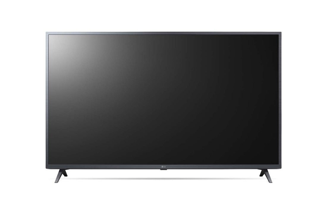LG Телевизор UHD 4K, вид спереди с изображением на экране, 55UQ76003LD, thumbnail 2