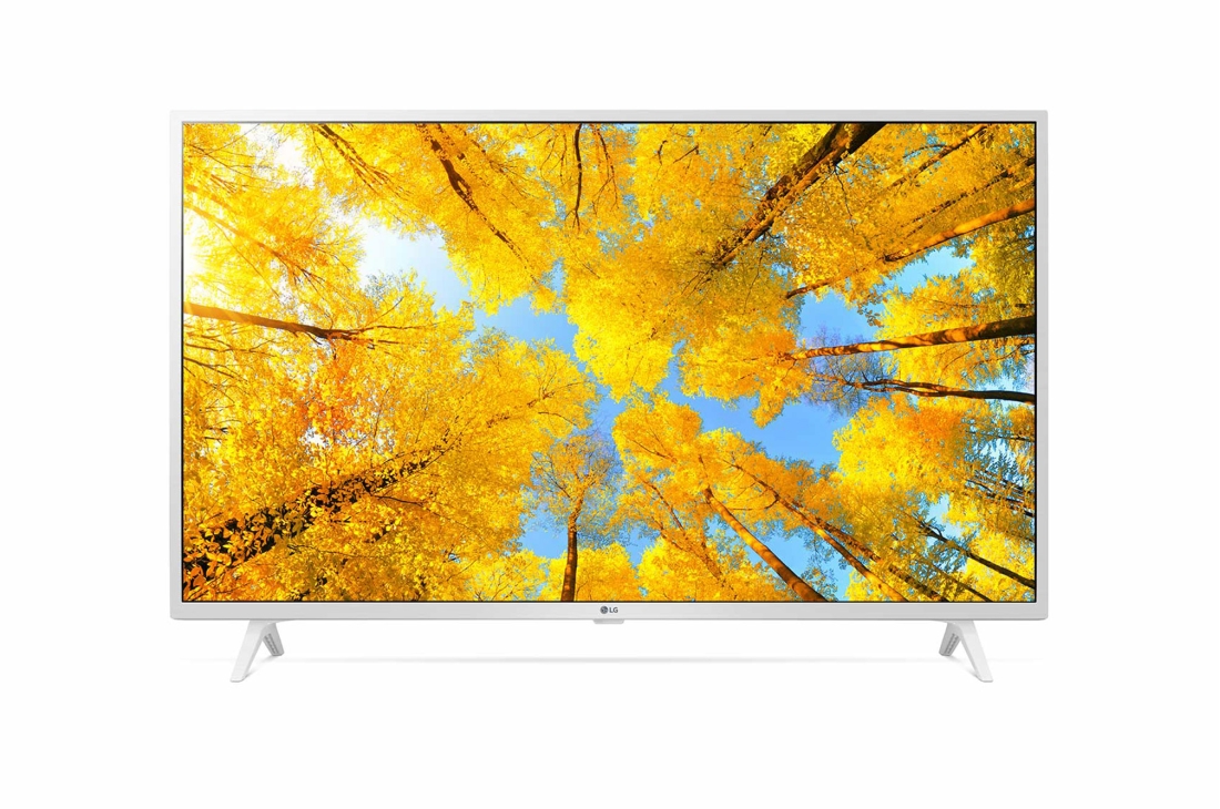 LG Телевизор UHD 4K, вид спереди с изображением на экране, 43UQ76906LE, thumbnail 2