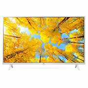 LG Телевизор UHD 4K, вид спереди с изображением на экране, 43UQ76906LE, thumbnail 2