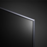 LG QNED MiniLED 4K телевизор 65'' серия 87, вид панели вблизи, 65QNED876QB, thumbnail 6