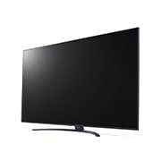 LG 75-дюймовый UHD смарт-телевизор LG UR81 2023 года, вид сбоку под углом 30 градусов, 75UR81006LJ, thumbnail 3