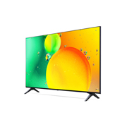 LG NanoCell, вид под углом 30 градусов с изображением на экране, 43NANO756QA, thumbnail 3