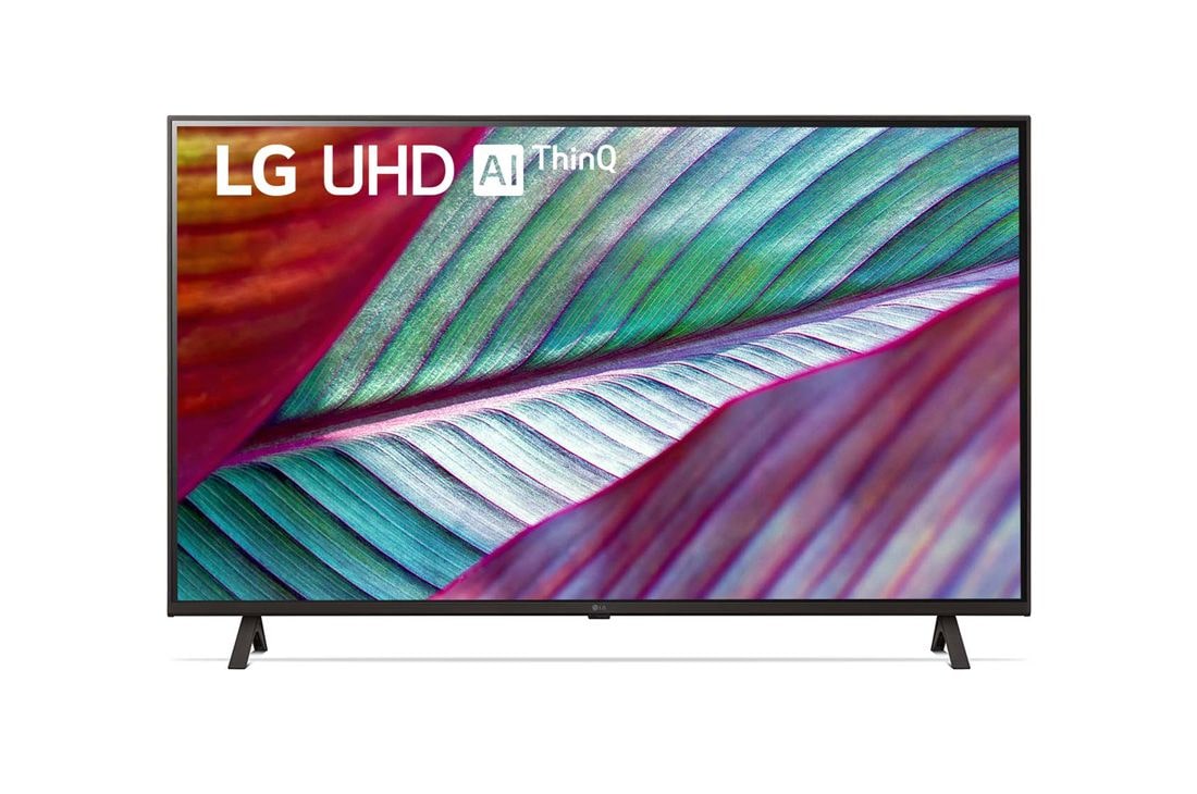 LG 43-дюймовый UHD смарт-телевизор LG UR78 2023 года, Вид телевизора LG UHD спереди, 43UR78009LL