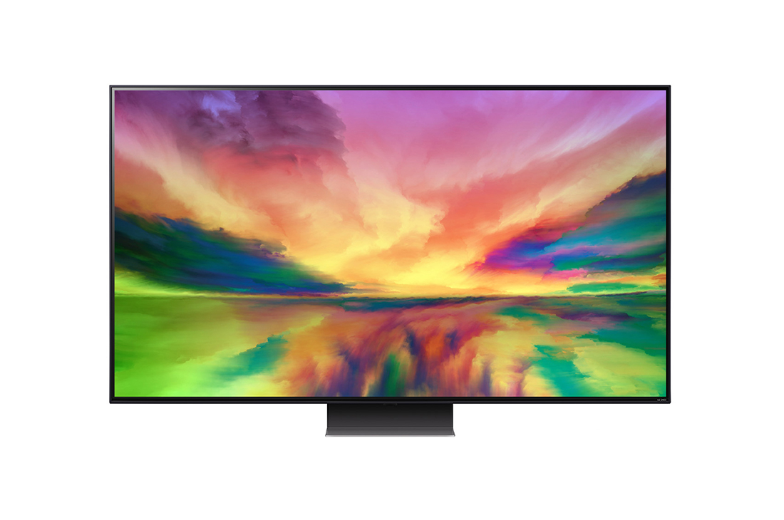 LG 4К смарт-телевизор LG QNED81 65 дюймов, 2023, вид спереди с изображением на экране, 65QNED816RA, thumbnail 2