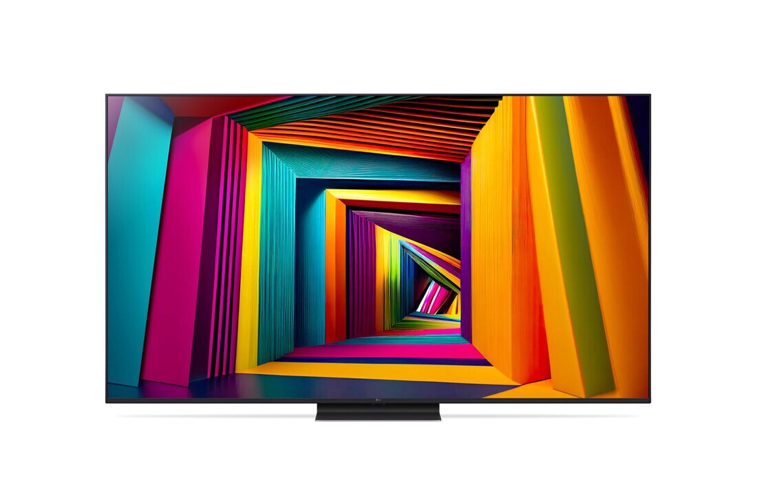 LG 65-дюймовый телевизор Smart TV LG UHD UT91 4K 2024, Вид спереди на телевизор LG UHD, UT91, 65UT91006LA, thumbnail 2