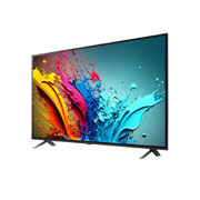 LG 55-дюймовый телевизор Smart TV LG QNED QNED86 4K 2024, Вид слева под небольшим углом на телевизор LG QNED, QNED86, 55QNED86T6A, thumbnail 3