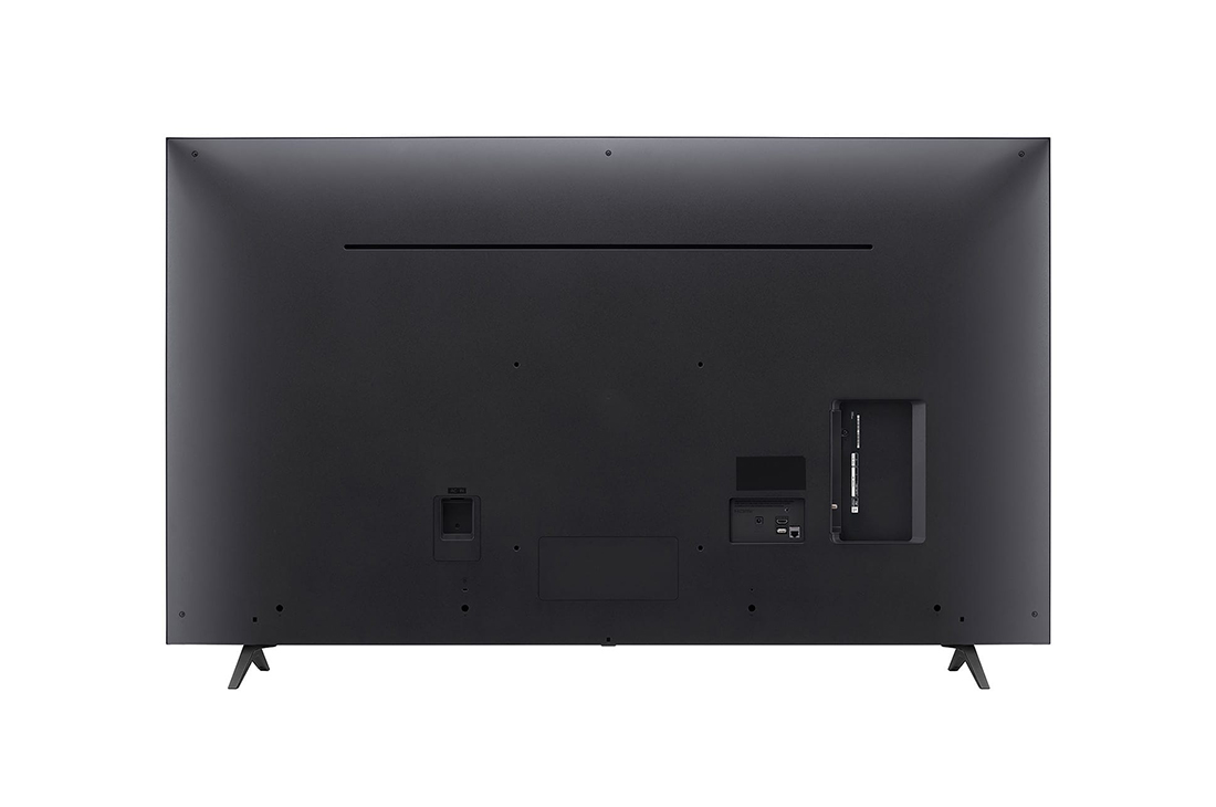 LG 55-дюймовый телевизор Smart TV LG UHD UT80 4K 2024, Вид сзади на телевизор LG UHD, UT80, 55UT80006LA, thumbnail 5