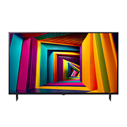 LG 55-дюймовый телевизор Smart TV LG UHD UT91 4K 2024, Вид спереди на телевизор LG UHD, UT91, 55UT91006LA, thumbnail 2