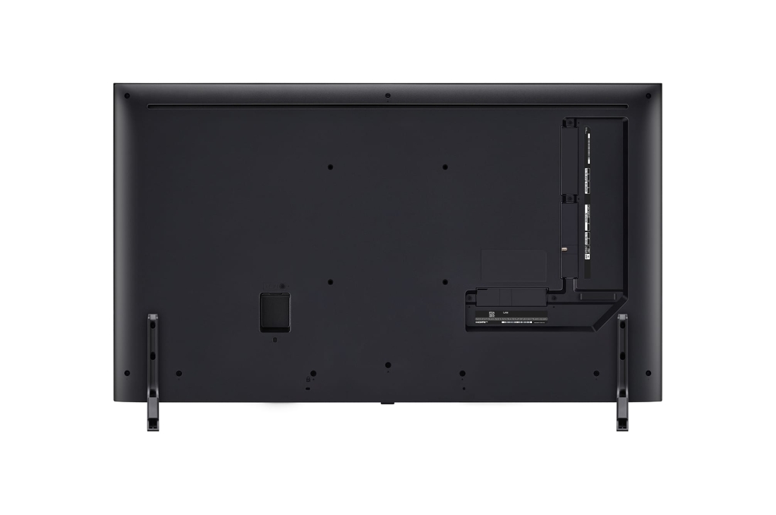 LG 43-дюймовый телевизор Smart TV LG UHD UT91 4K 2024, Вид сзади на телевизор LG UHD, UT91, 43UT91006LA, thumbnail 5