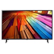 LG 43-дюймовый телевизор Smart TV LG UHD UT81 4K 2024, Вид спереди на телевизор LG UHD, UT81, 43UT81009LB, thumbnail 2