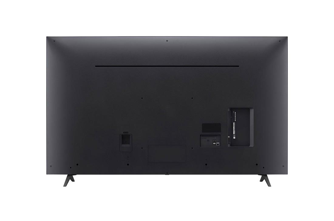 LG 55-дюймовый телевизор Smart TV LG UHD UT81 4K 2024, Вид сзади на телевизор LG UHD, UT81, 55UT81009LB, thumbnail 5