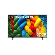 LG 50 дюймовый телевизор Smart TV LG Nanocell AI NANO80 4K 2025 года, front, 50NANO80A6B, thumbnail 1