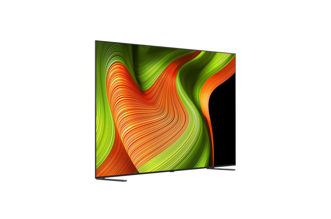 LG 83-дюймовый телевизор Smart TV LG OLED AI B5 4K 2025 года, side view, OLED83B5RLA, thumbnail 4