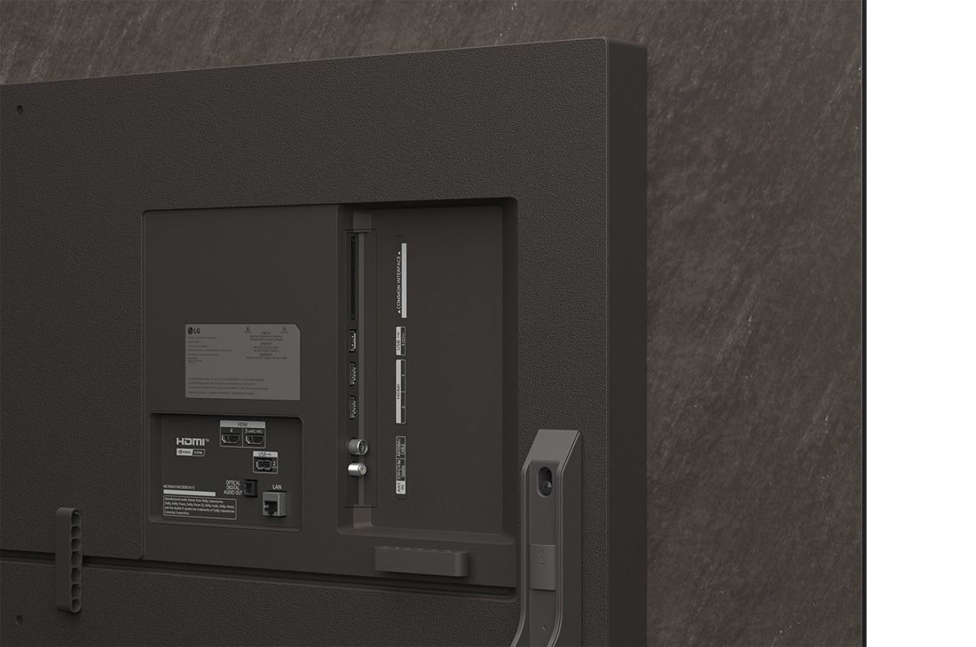 LG 83-дюймовый телевизор Smart TV LG OLED AI B5 4K 2025 года, Rear view, OLED83B5RLA, thumbnail 14