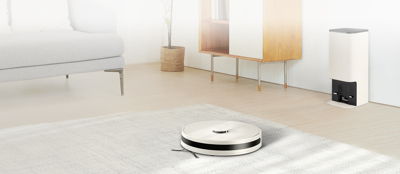 Станция самоочищения и зарядки робота-пылесоса LG CordZero™